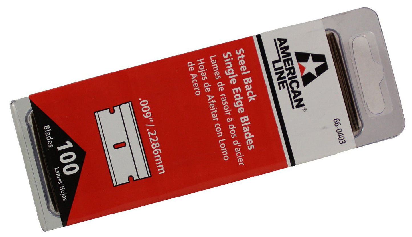 Single Edge Metal Razor Blades - #9