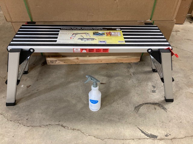 FOLDABLE ANTI-SLIP ALUMINUM PLATFORM