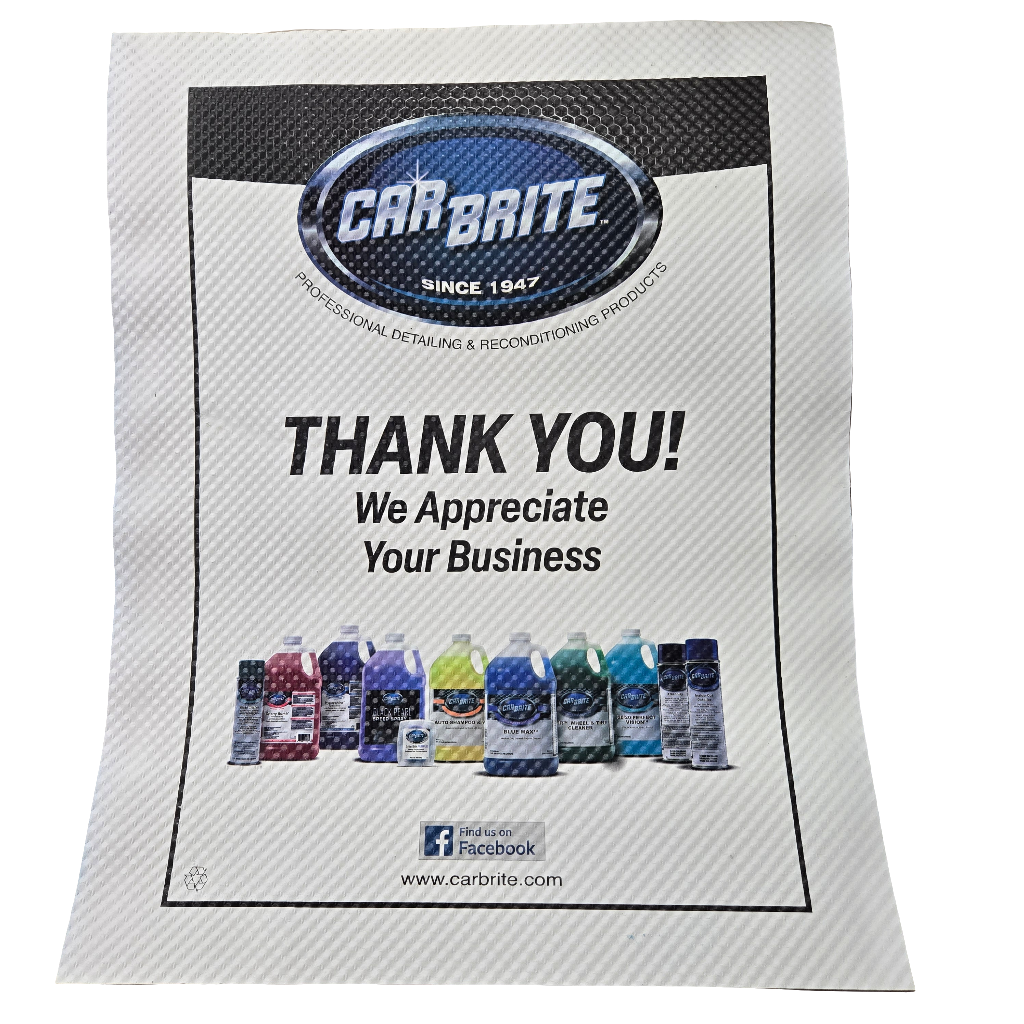 CarBrite Paper Floor Mats - 500 PK