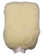 WASH MITT - WHITE W/ CUFF