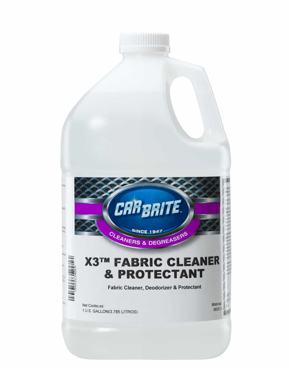 X3 Fabric Cleaner & Protectant - LIQUID – CarBrite Alberta