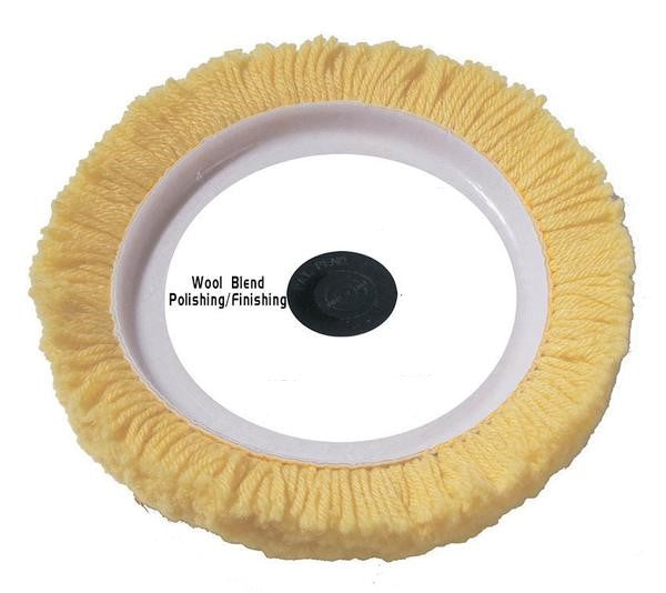 7.5" YELLOW SINGLE PLY WOOL BLEND GRIP PAD™ WITH CENTER TEE