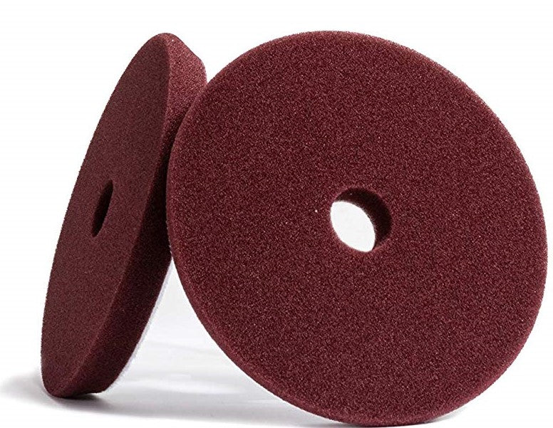 7" HD BURGUNDY HEAVY CUT FOAM PAD